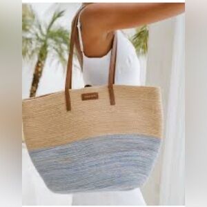 Trades Of Hope bisa large summer woven New Tote with snap